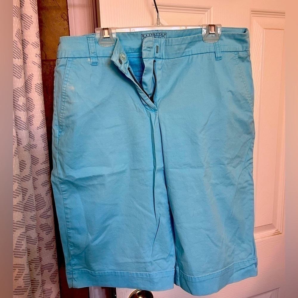 New York & Co Light Blue Shorts 12in inseam size 8